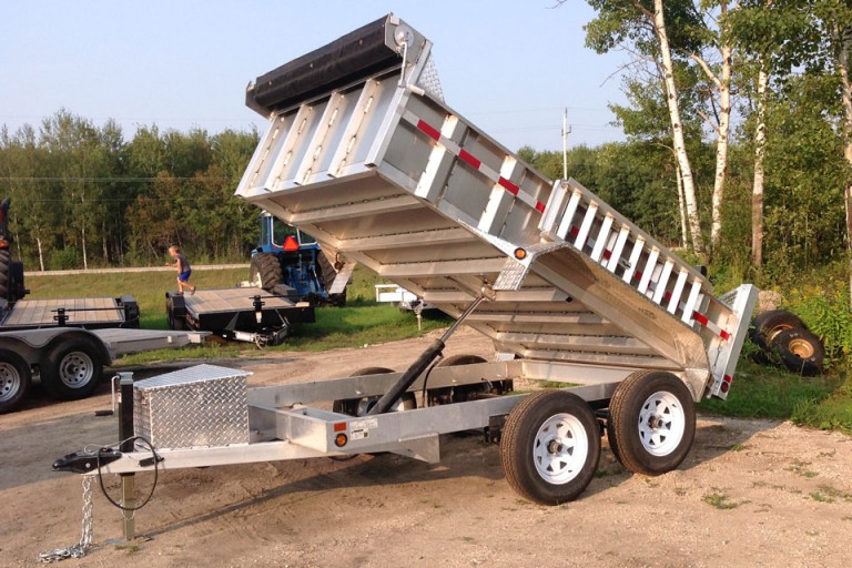 Dump Trailer7000 GVW BW Trail